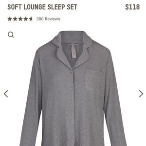 SKIMS SOFT LOUNGE SLEEP SET (SIZE S)